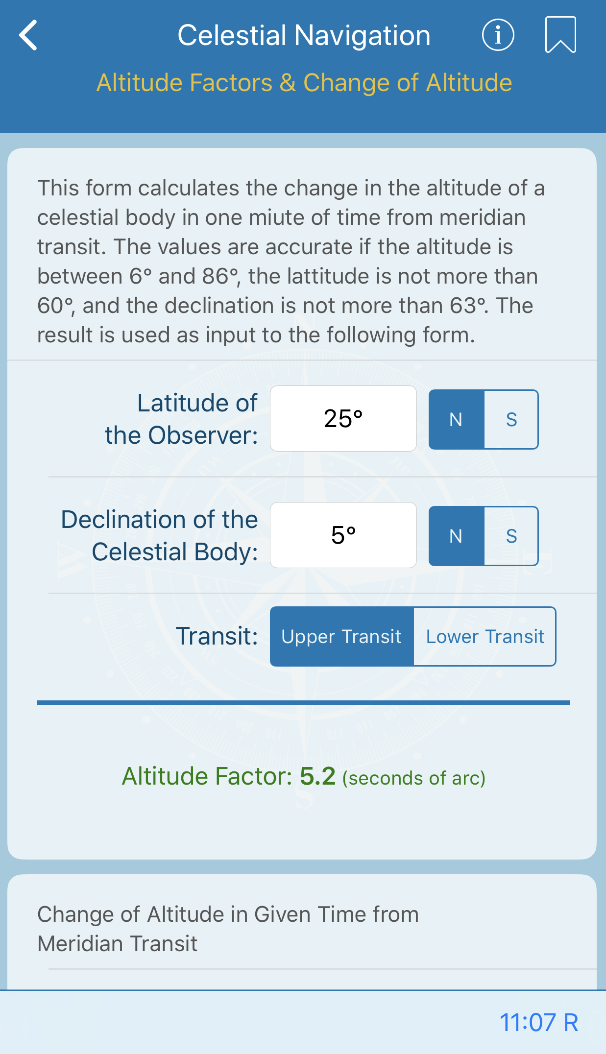 celesticomp v celestial navigation calculator